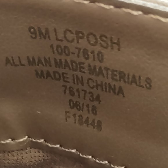 Liz Claiborne Posh Ankle Boots Taupe Size 9 - Picture 9 of 16